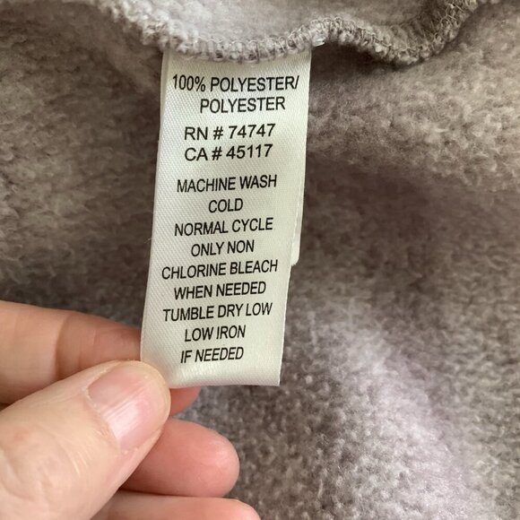 Natural Reflections Womens Pullover Sweater Snap Size Medium Gray Lavender - Picture 8 of 8